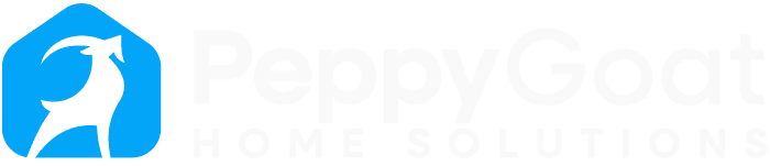Peppy Goat Home Solutions Splash Logo-Silver 700